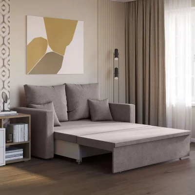 Диван-кровать ТУННЕ Ripple 235, капучино (черные опоры)_5