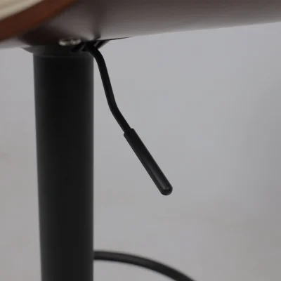 Стул барный ROSSI, экокожа, кремовый C-18/черный_17