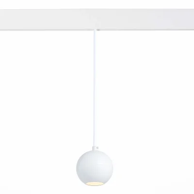 Магнитный трековый светильник подвесной Белый LED 1*12W 3000K 750Lm Ra>80 36° IP20 D100 SKYLINE 48_3