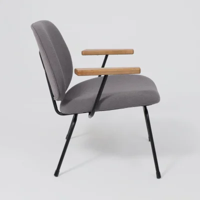 Кресло RUDO, серое букле SD8068-5/черный_11