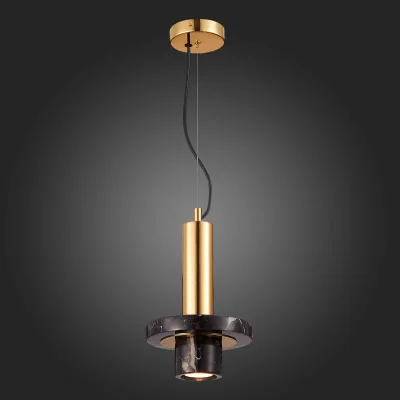 Светильник подвесной ST-Luce Золотистый/Черный GU10 1*5W PIETRA_2
