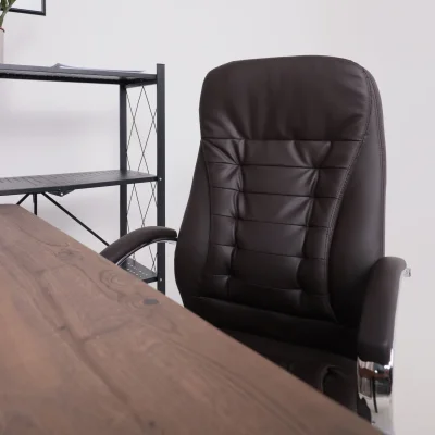 Кресло рабочее, поворотное RICHARD, коричневый_30