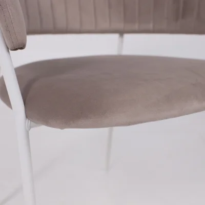 Стул AV 433, светло-коричневый бархат H-61/белый_10