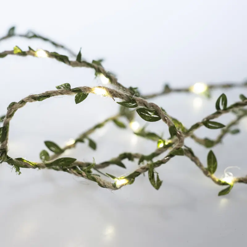 Светодиодная гирлянда AKS тип 5 ( Листочки 40LED, 4м, 3АА )_preview_10