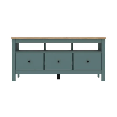 Гостиная Сага, ясень + темно-бирюзовый. Комплект №3_12