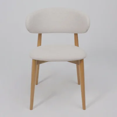 Стул ДЭВИД, бежевый фактурный велюр Danco 100/дуб_11