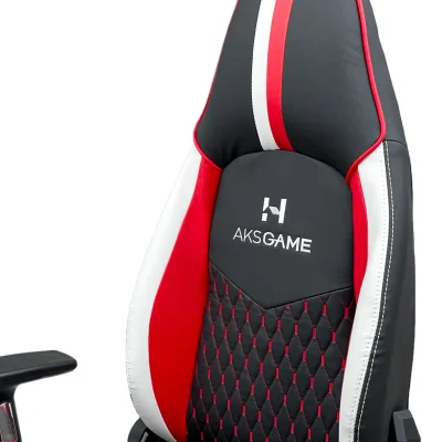 Кресло поворотное BOLID, ECO, черный/белый/красный_8