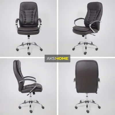 Кресло рабочее, поворотное RICHARD, коричневый_3