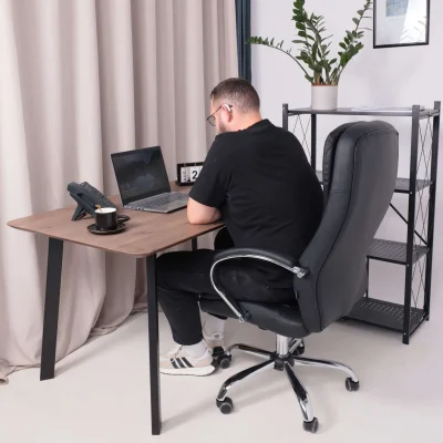 Кресло рабочее, поворотное RICHARD, черный_26