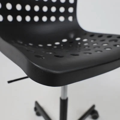 Кресло, рабочее поворотное ORA, пластик, черный_11