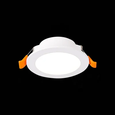 Св-к встр. Белый LED 1*6W 3000K 480Lm Ra80 110° IP20 D90xH30 220-240V Встраиваемые светильники фотография