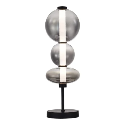 Прикроватная лампа ST-Luce Черный/Дымчато-Серый LED 1*18W 3000K PERLINA_3