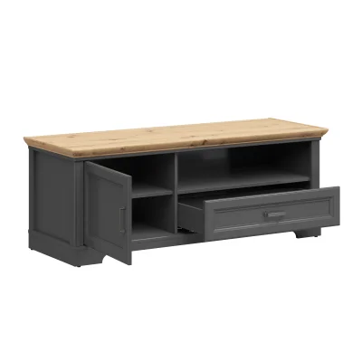 Н.м. "JASMIN" тумба RTV1D1S, к.Графит+Дуб артизан/ф.Графит_3