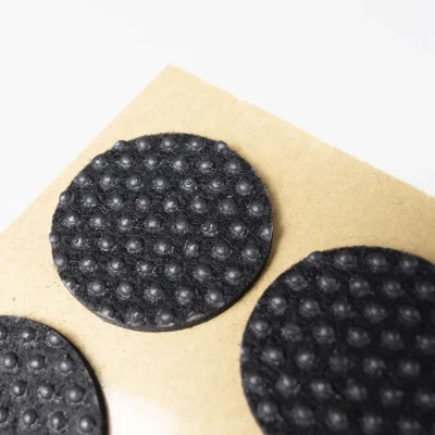 Подкладка самоприлипающая фетровая прорезиненная d40мм (1упак.=6шт), черная, Folmag_3