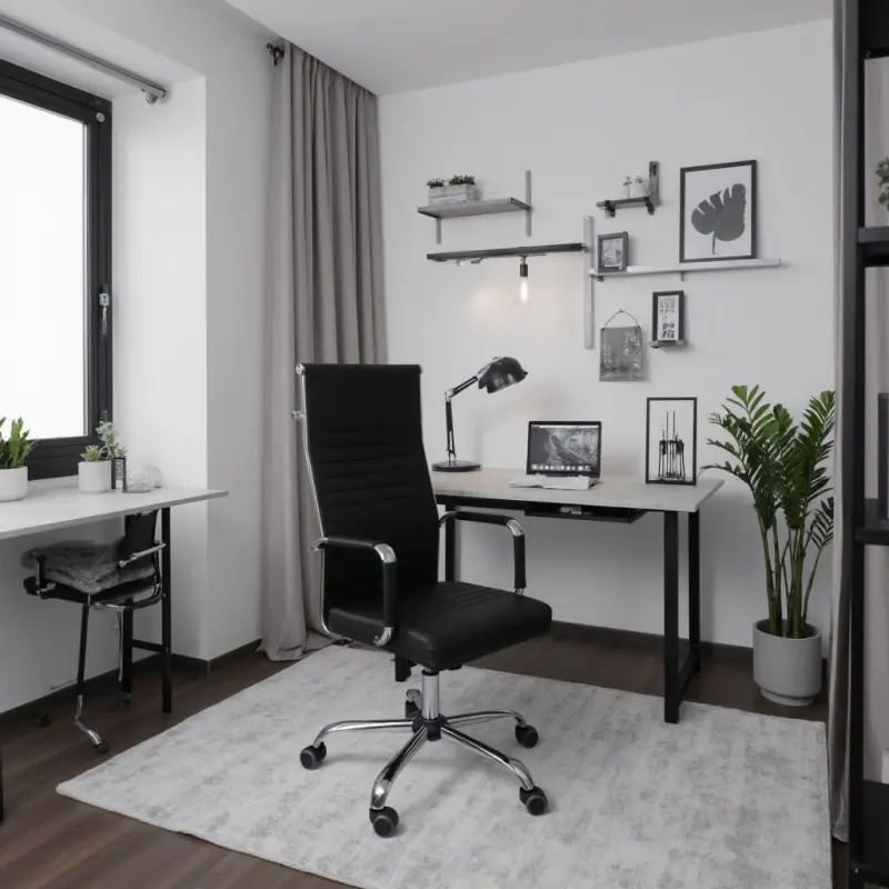 Кресло рабочее ELEGANCE, LIGHT, ECO, черный_preview_8