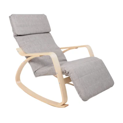 Кресло-качалка SMART, ткань, серый Gray-L фотография