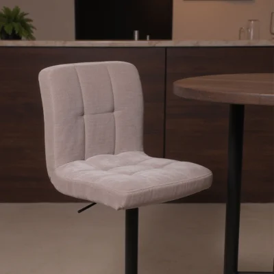 Стул барный LOGOS, серый шенилл Ote Canna 452/черный_8