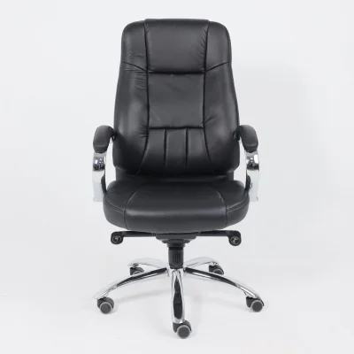 Кресло поворотное KING A, мультиблок, натуральная кожа, черный_5