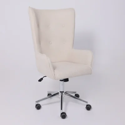 Кресло поворотное BELLA, XL, букле/белый_4