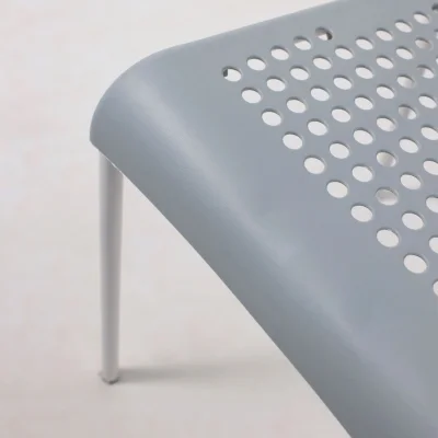 Стул JOY, серый/белый, ECONOM_12