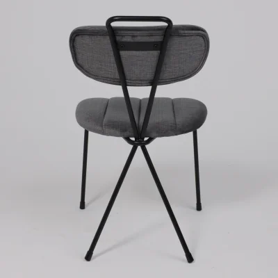 Стул TORI, серый велюр VOSS 15/черный_14