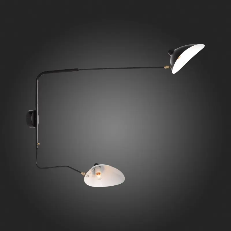Светильник настенный ST-Luce Черный/Черный, Белый E27 2*60W SPRUZZO_preview_5