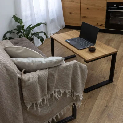 Стол журнальный BOX-TABLE ND, дуб натуральный/черный_4