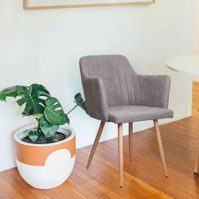 Кресло BRIT, светло-серая ткань 1701-26/дуб_4