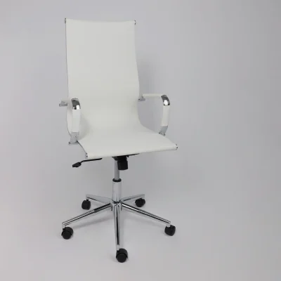 Кресло поворотное EVELIN, экокожа, белый_17