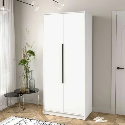 Шкаф КОНЦЕПТ КТ-Ш2, к.Белый/ф.Белый  (В2128хШ918хГ547мм)_2