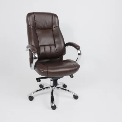 Кресло поворотное KING A, мультиблок, натуральная кожа, темно-коричневый_14