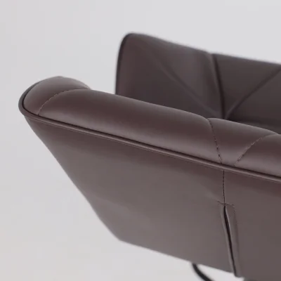 Кресло барное BERLIN GB, Pegaso шоколад экокожа/черный_19