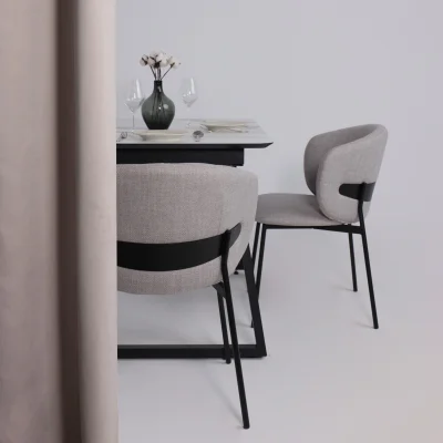 Стул AV 496, серая рогожка Wellton 912/черный_3