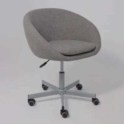 Кресло поворотное ELENA, ткань, серый_16