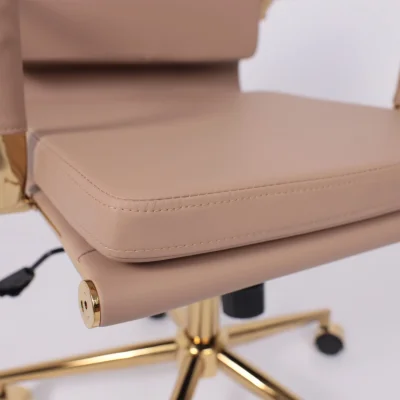 Кресло рабочее INDIGO, LB кофейный/золотой_9