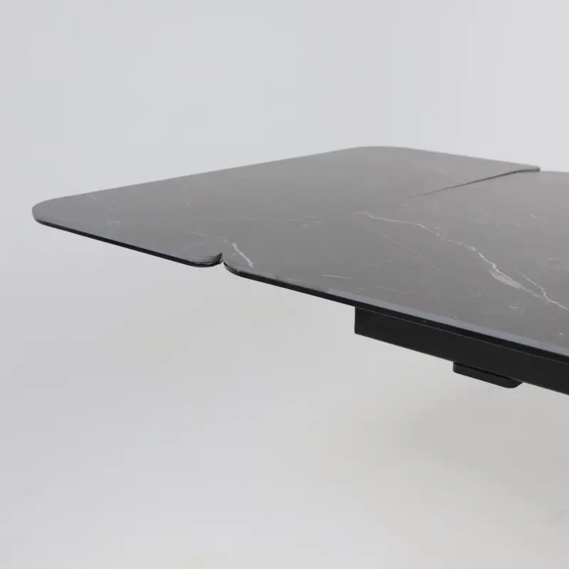 Стол РЕЙН NEW,керамика 0 кат. 1400(2040)*900, Камень черный Greys Black/Черный матовый_preview_16