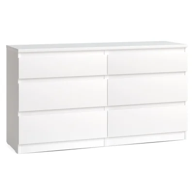 Комод КАСТОР 6 ящиков, белый (2.03.02.080.1 RU) фотография