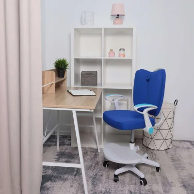 Кресло поворотное PEGAS, ткань, (синий)_11