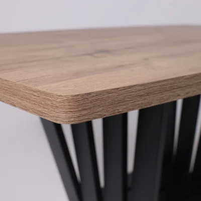 Стол KAMERON раздвижной, 1600(2050)*900 Дуб Веллингтон/черный_5