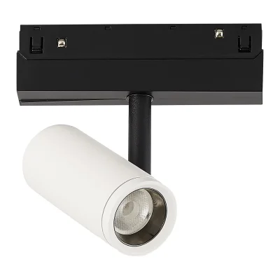 Магнитный трековый светильник Белый, Черный LED 1*8W 4000K 650Lm Ra>90 36° IP20 D42xH13 SKYLINE 48_5