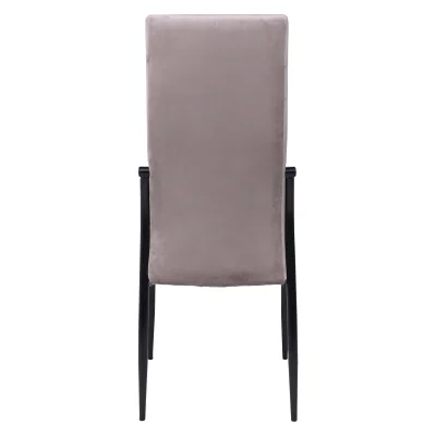 Стул DENVER, темно-бежевый велюр HLR-09/черный_4