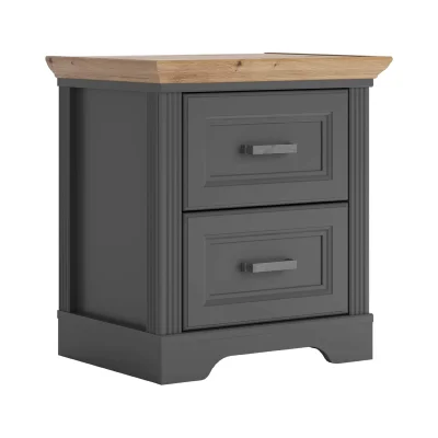 Спальня "JASMIN", графит+дуб артизан. Комплект №1_4