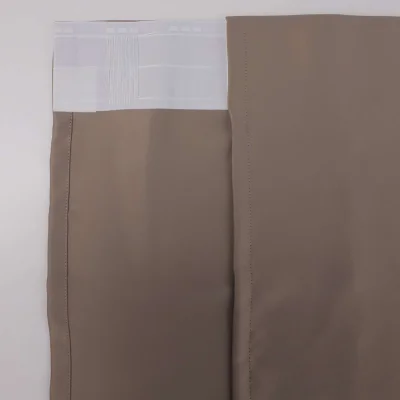 Штора "Блэкаут" 2х2,7м на универсальной ленте, цвет тёмно-бежевый (арт.SB 888-65)_9