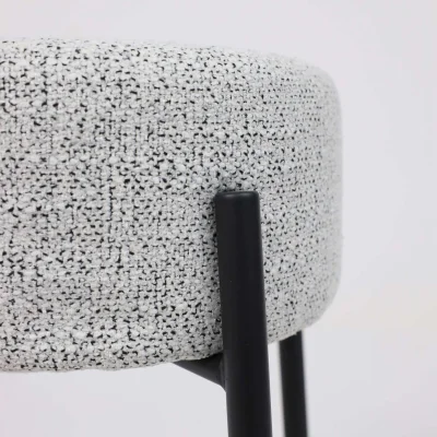 Стул барный BOB, серый лен AJ3013-1/черный_4