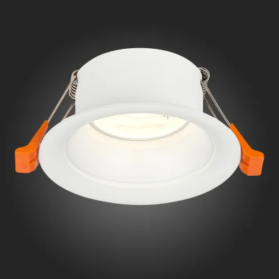 Св-к встр. Белый GU10 1*50W  D89xH40 220V Без ламп Встраиваемые светильники_2