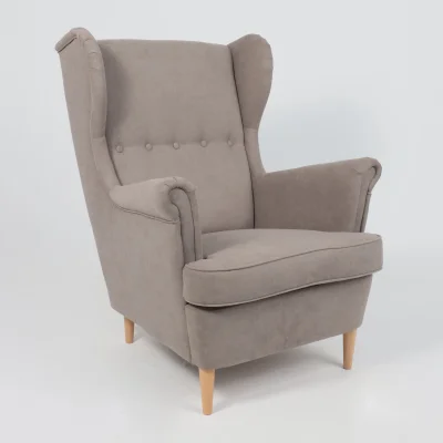 Кресло для отдыха Тойво Prince Taupe, бежевый (натуральные опоры) BY_4