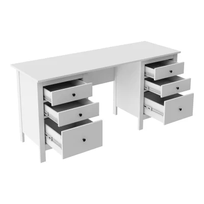 Стол письменный САГА, 161х56см, белый (2.08.06.200.1 RU)_2