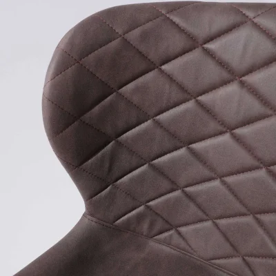 Стул AV 470, коричневая замша Kiprus 04/черный_6