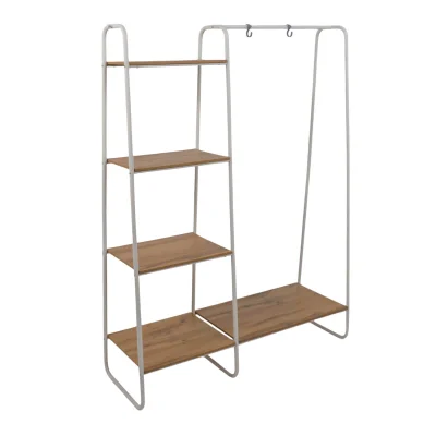 Гардеробная система с полками СКАНДИНАВИЯ 1, белый фотография