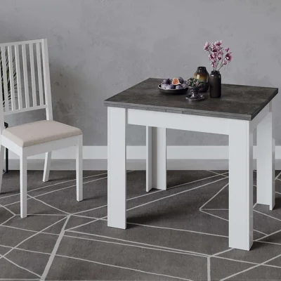 Стол раздвижной ПРОМО Тип 3, 900(1698)*670, ателье темный/белый_5